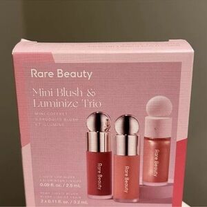 Rare Beauty Mini Blush & Luminize Trio - Pink and Cream